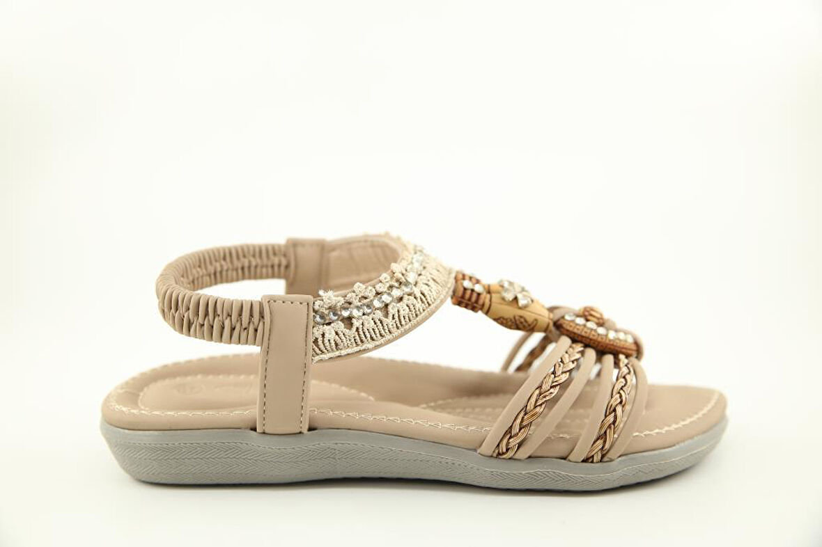 GUJA 25y129-2 Bej Çocuk Sandalet