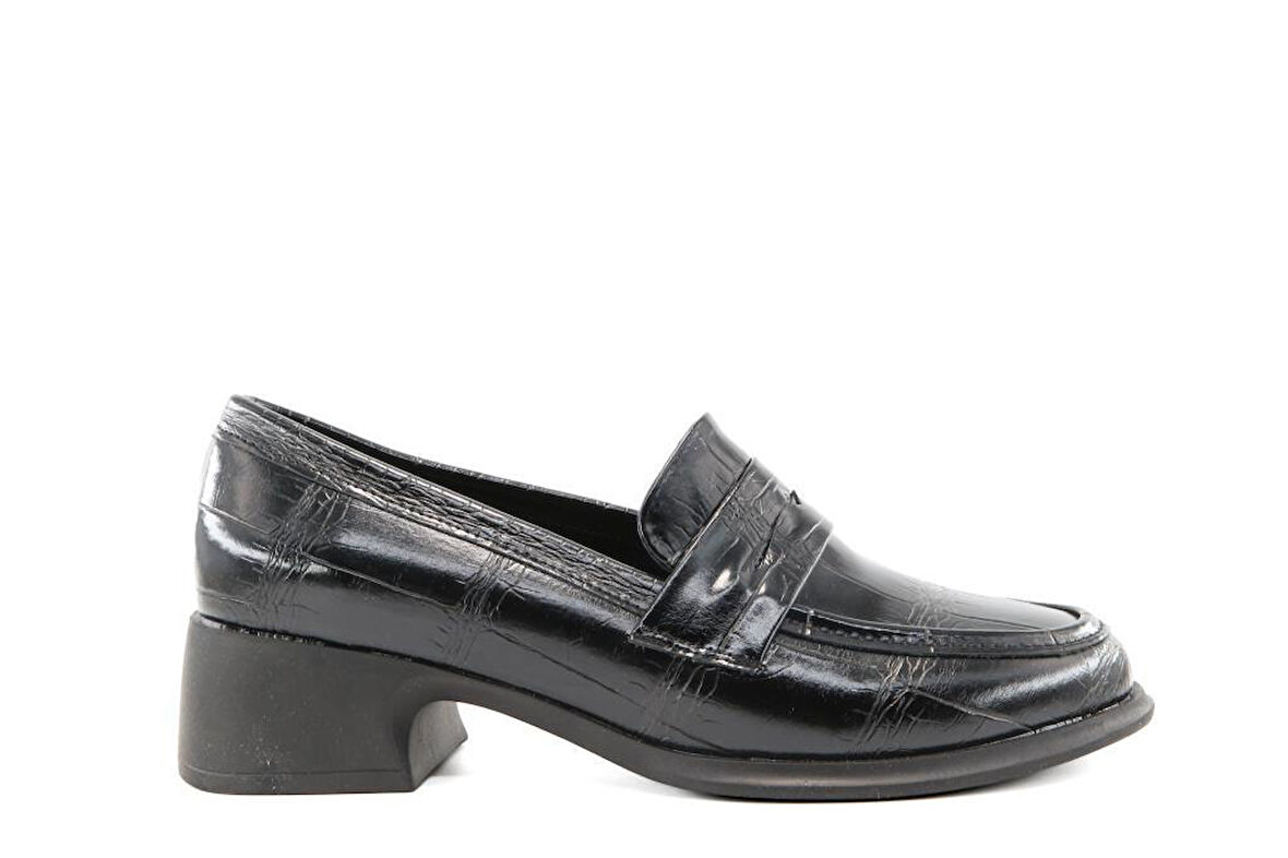 Miss Park Moda 161 k1066 Loafer Siyah Kadın Günlük Ayakkabı