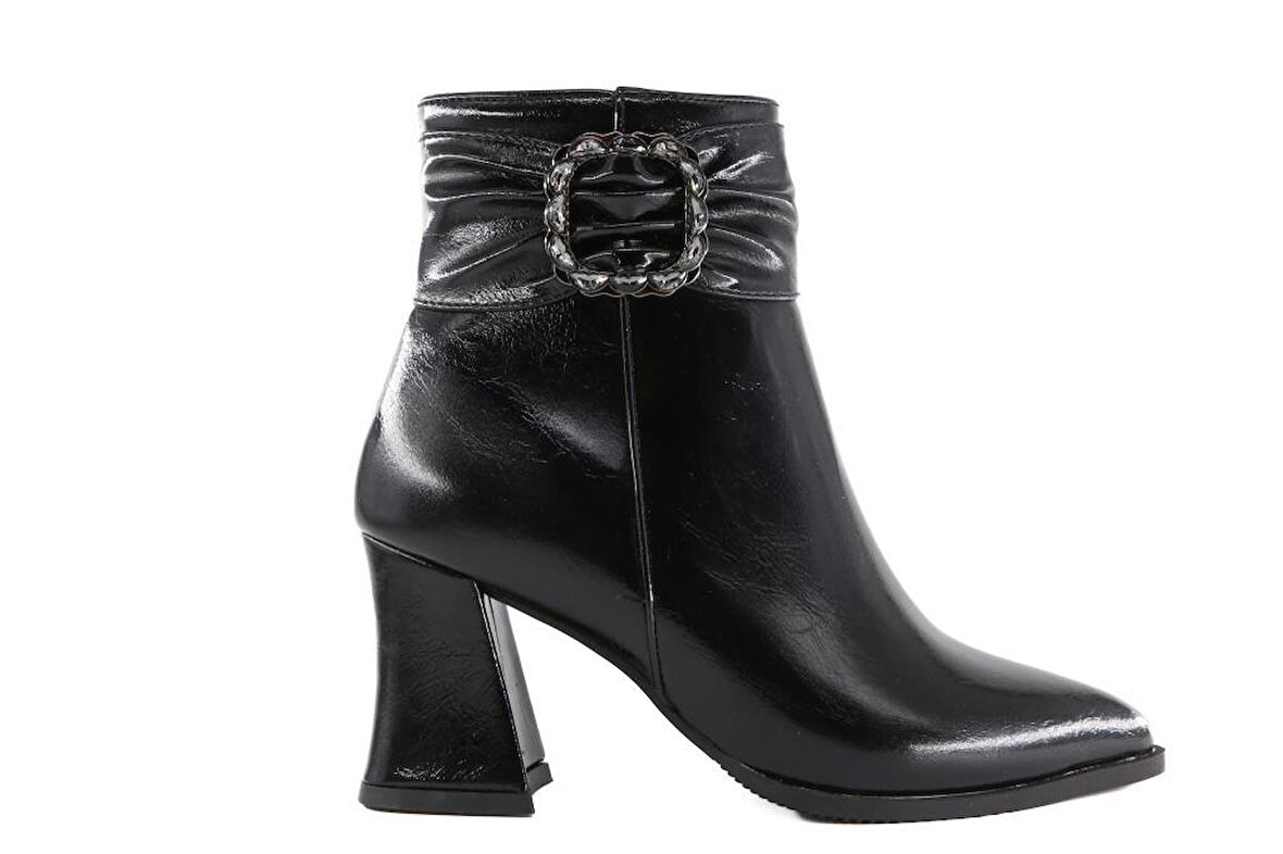 Miss Park Moda 07 k201/1 Siyah Rugan Kadın Bot