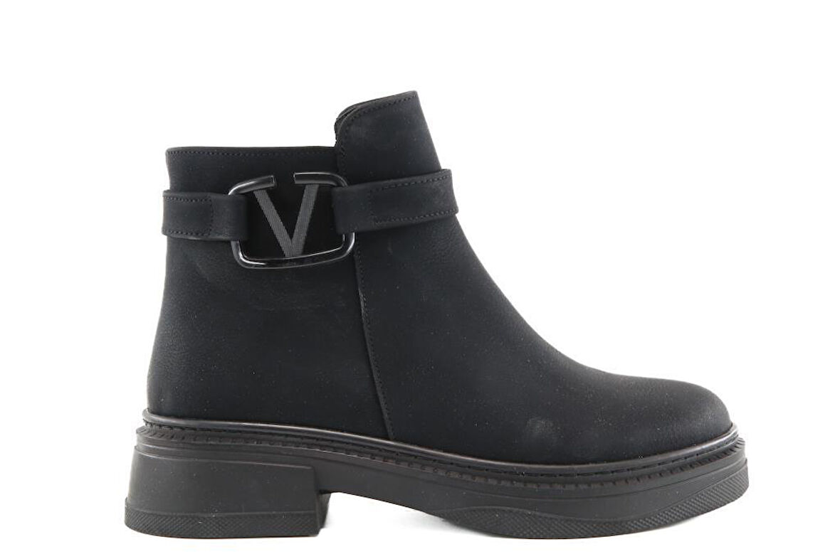 Marka Sesi MR410 Siyah Zümrüt Kadın Bot