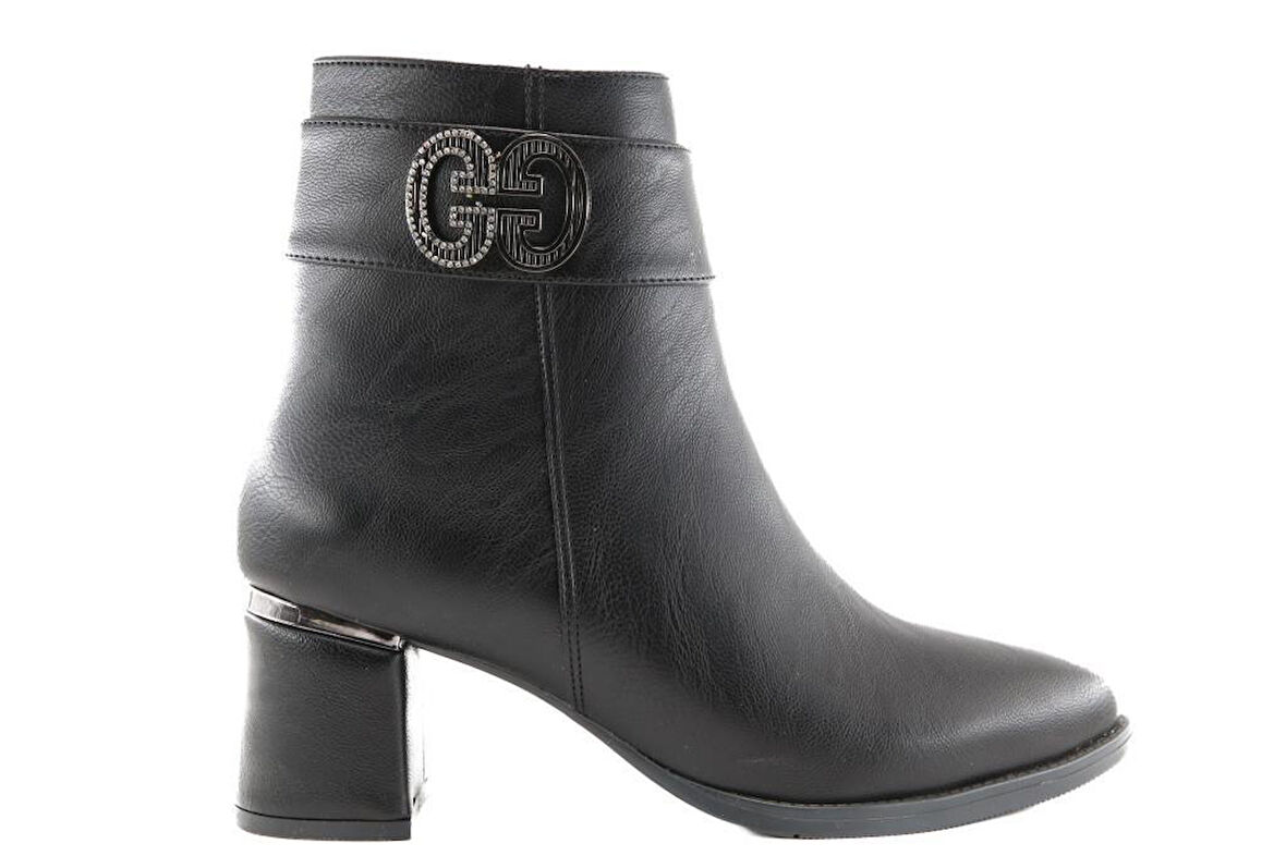 Marka Sesi HK015 Siyah Kadın Bot