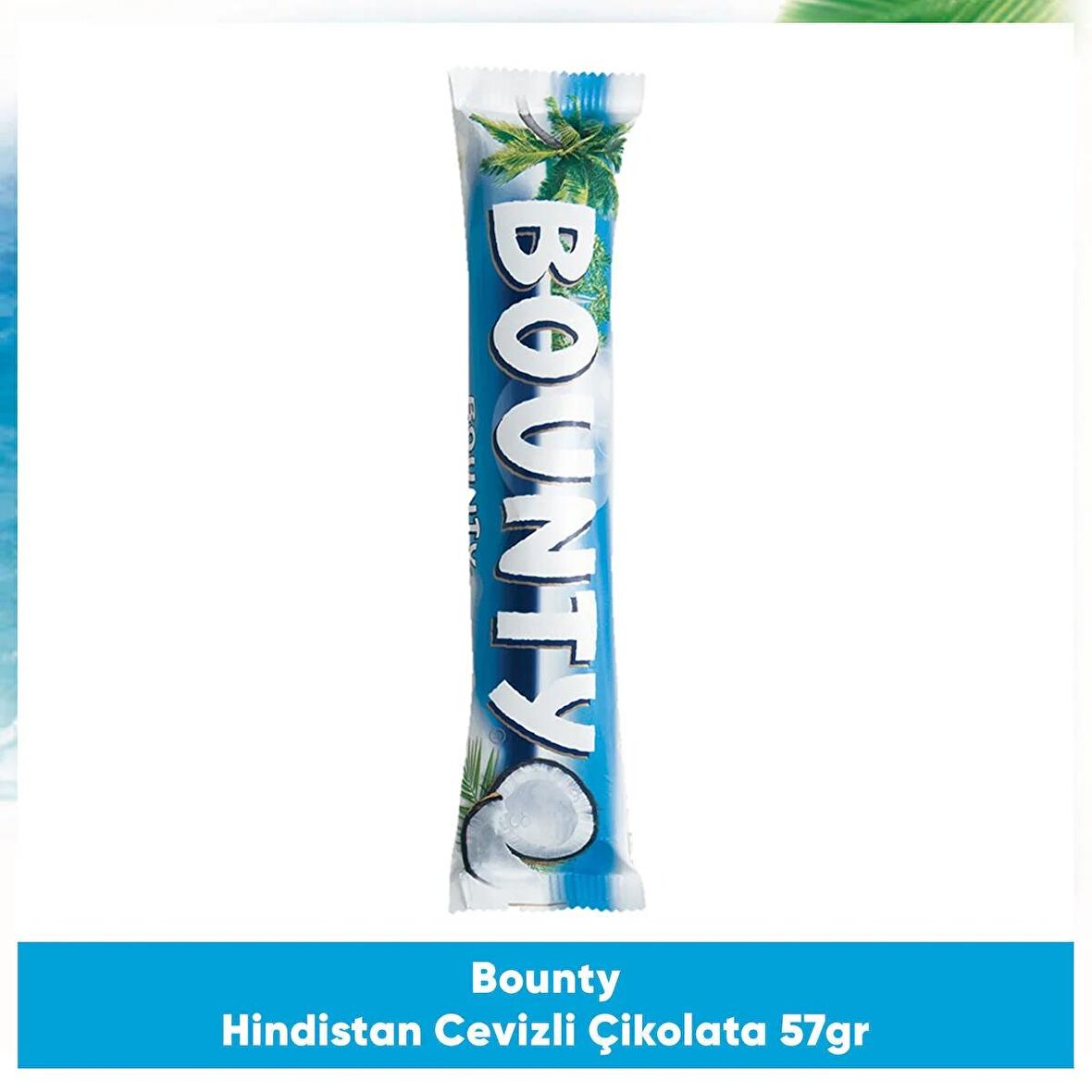 BOUNTY HİNDİSTAN CEVİZLİ ÇİKOLATA 57 G