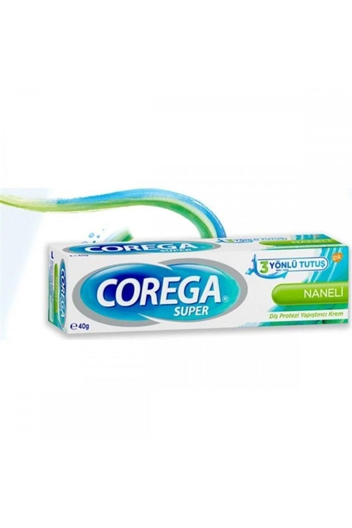 Corega Diş Protezi Yapıştırıcı Krem Naneli 40g