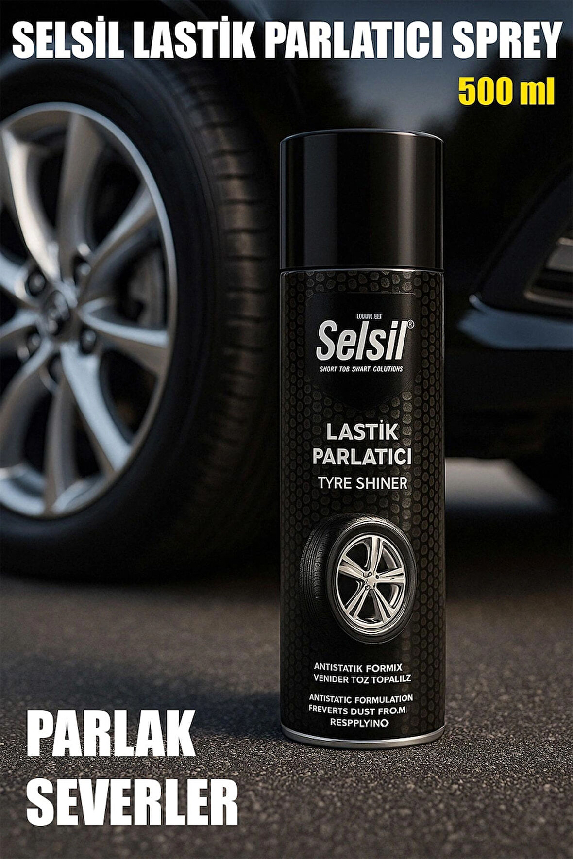🚗SELSİL LASTİK PARLATICI SPREY