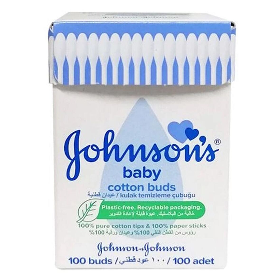 Johnson's Baby Kulak Temizleme Çubuğu 100'lü