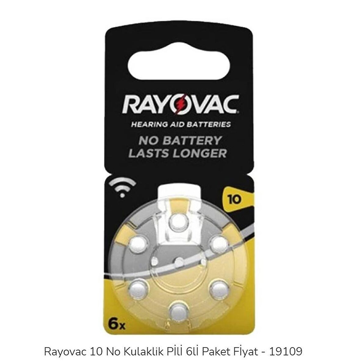 Rayovac 10 No Kulaklik Pili 6li Paket Fiyat 5000252003212