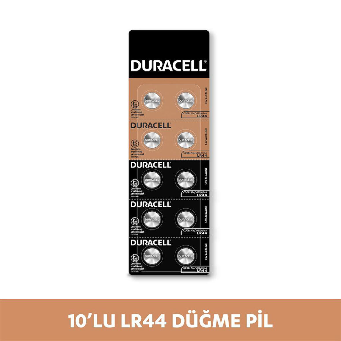 Duracell Özel Alkalin LR44 10'lu