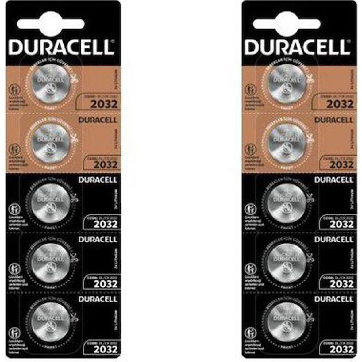 Duracell 2032 Lithium 3V Kartela 10'lu