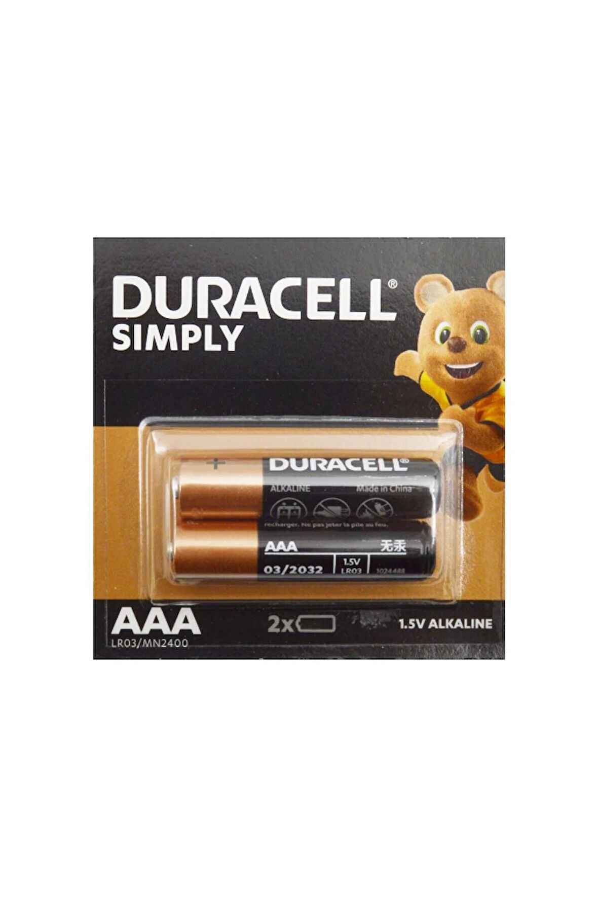 Simply Alkalin AAA İnce Pil 2 li