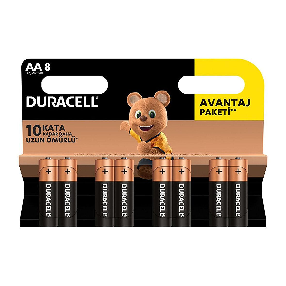 Duracell Basic Kalem Pil 8' li AA