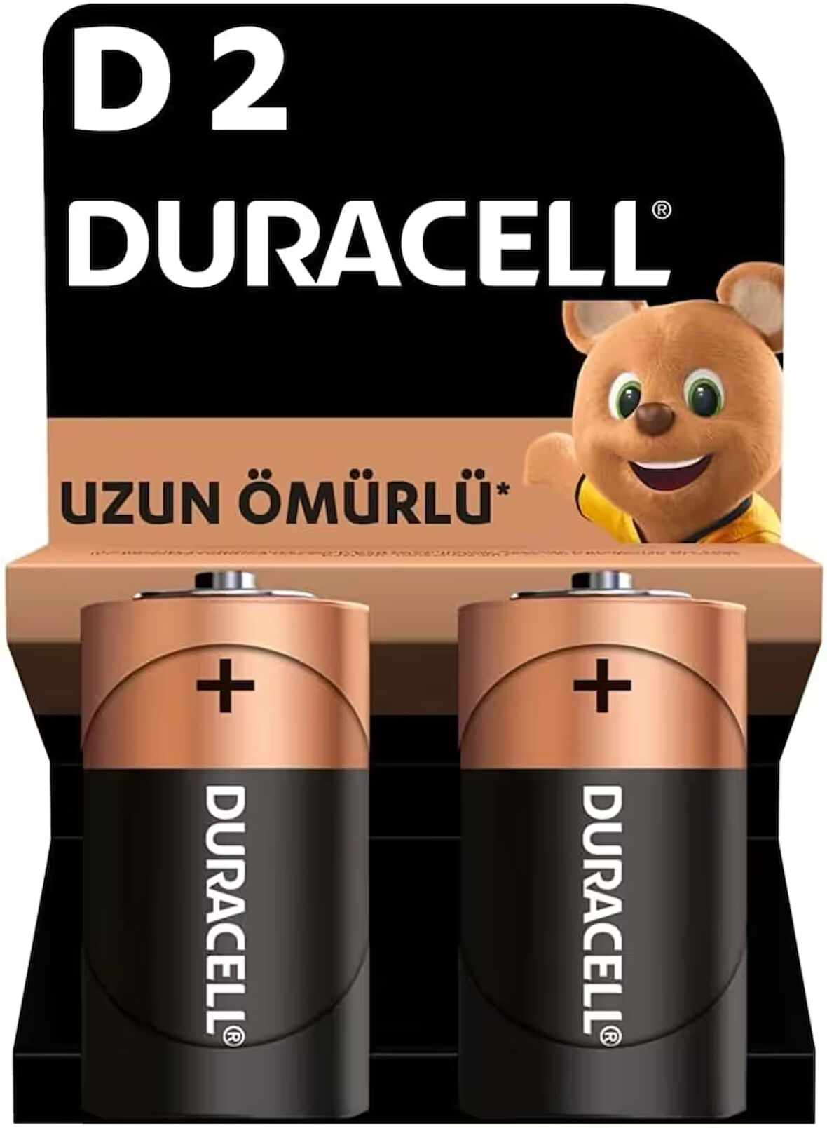 Duracell Alkalin 2'li D Pil