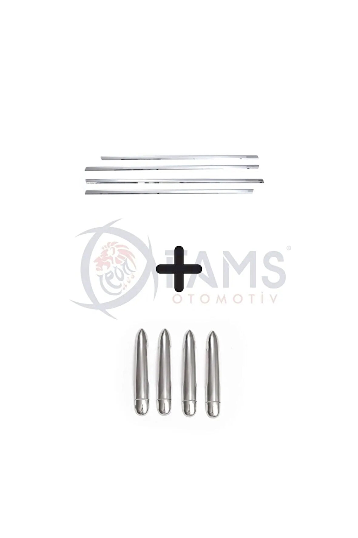 Renaul.t. Megane 2 Krom Aksesuar Seti 2 Parça Paslanmaz Çelik Sedan (CAM ÇITASI KAPI KOLU)