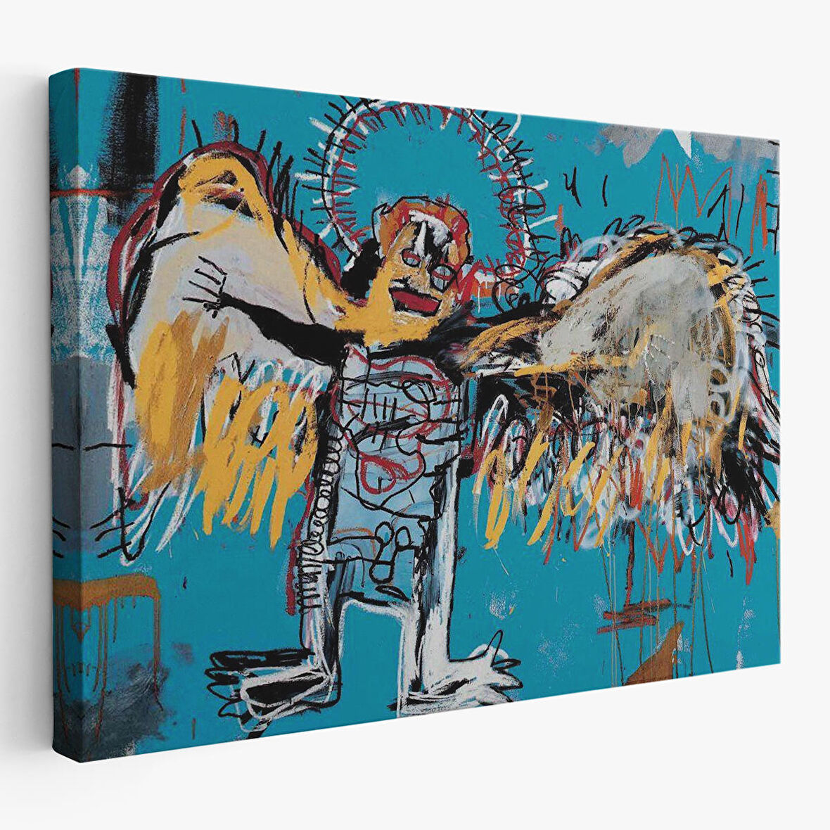Jean Michel Basquiat'ın Düşmüş Melek Eseri Kanvas Tablo-5000