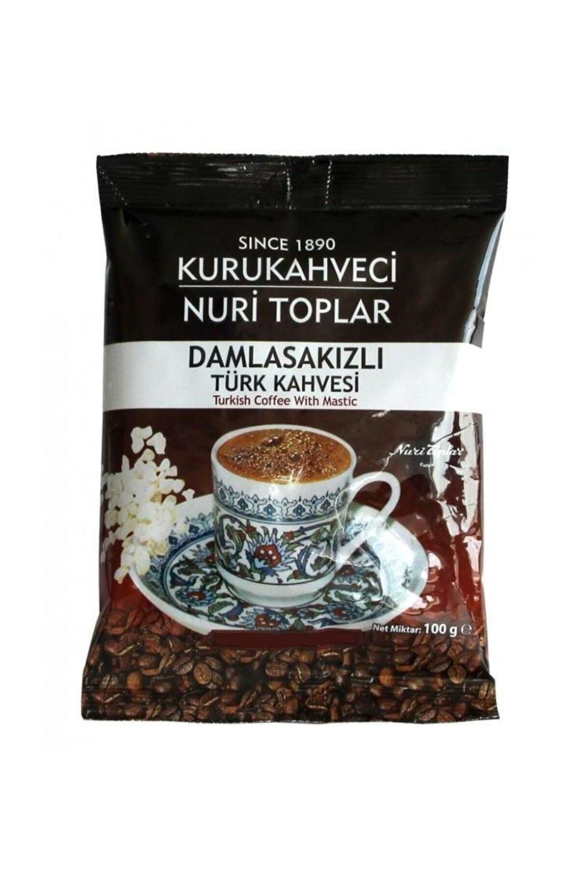 Nuri Toplar Damla Sakızlı Türk Kahvesi 100 gr