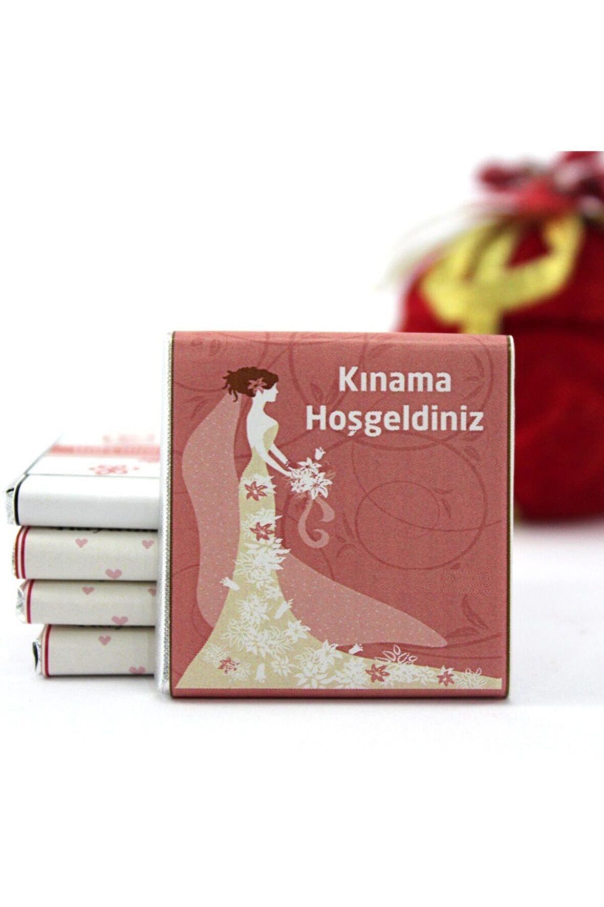 Dark Brown Dökme Kiloluk Kınama Hoşgeldiniz Yazılı Çikolata