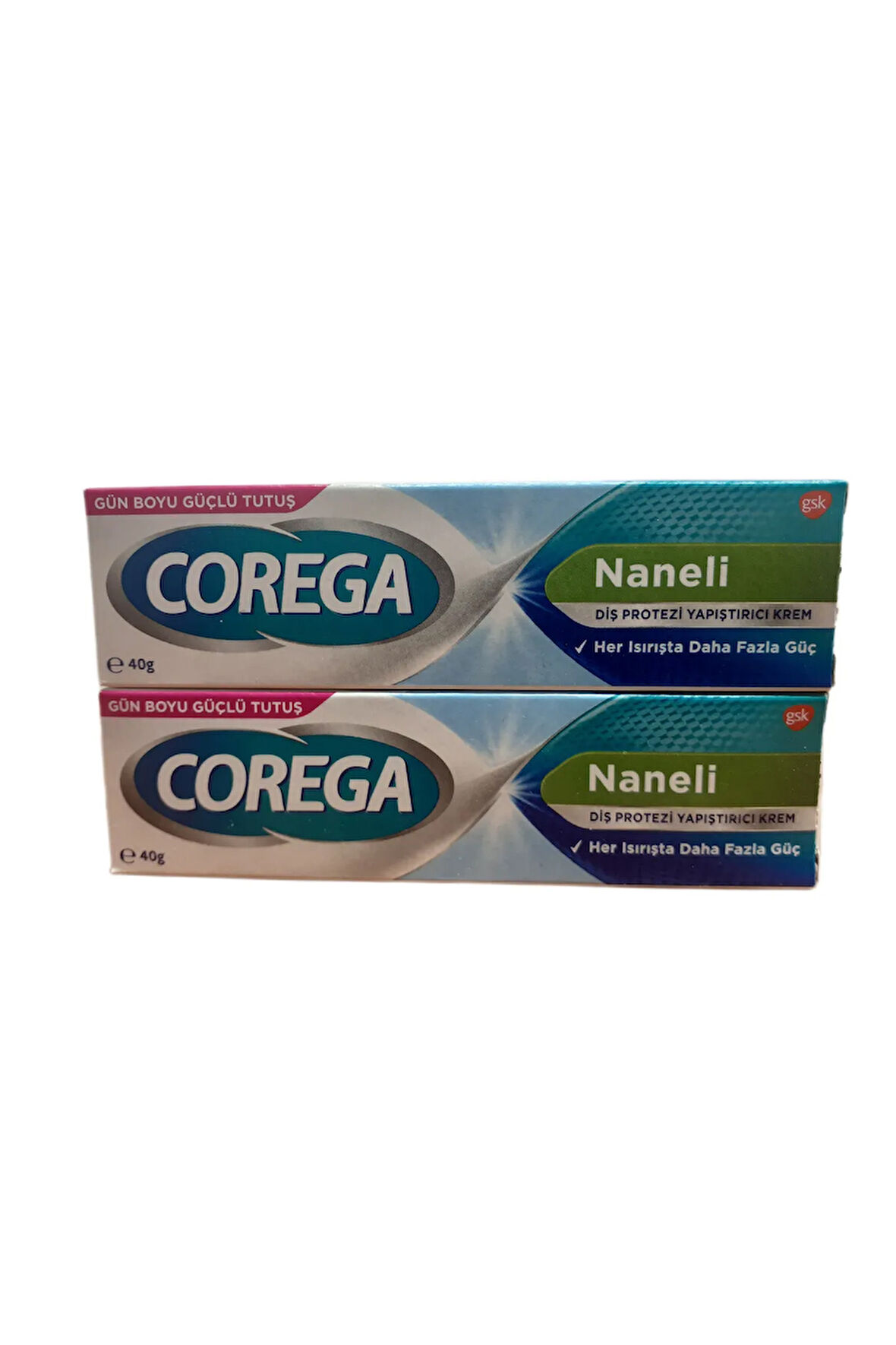 Süper Protez Yapıştırıcı Krem Naneli 40gr X 2 Adet