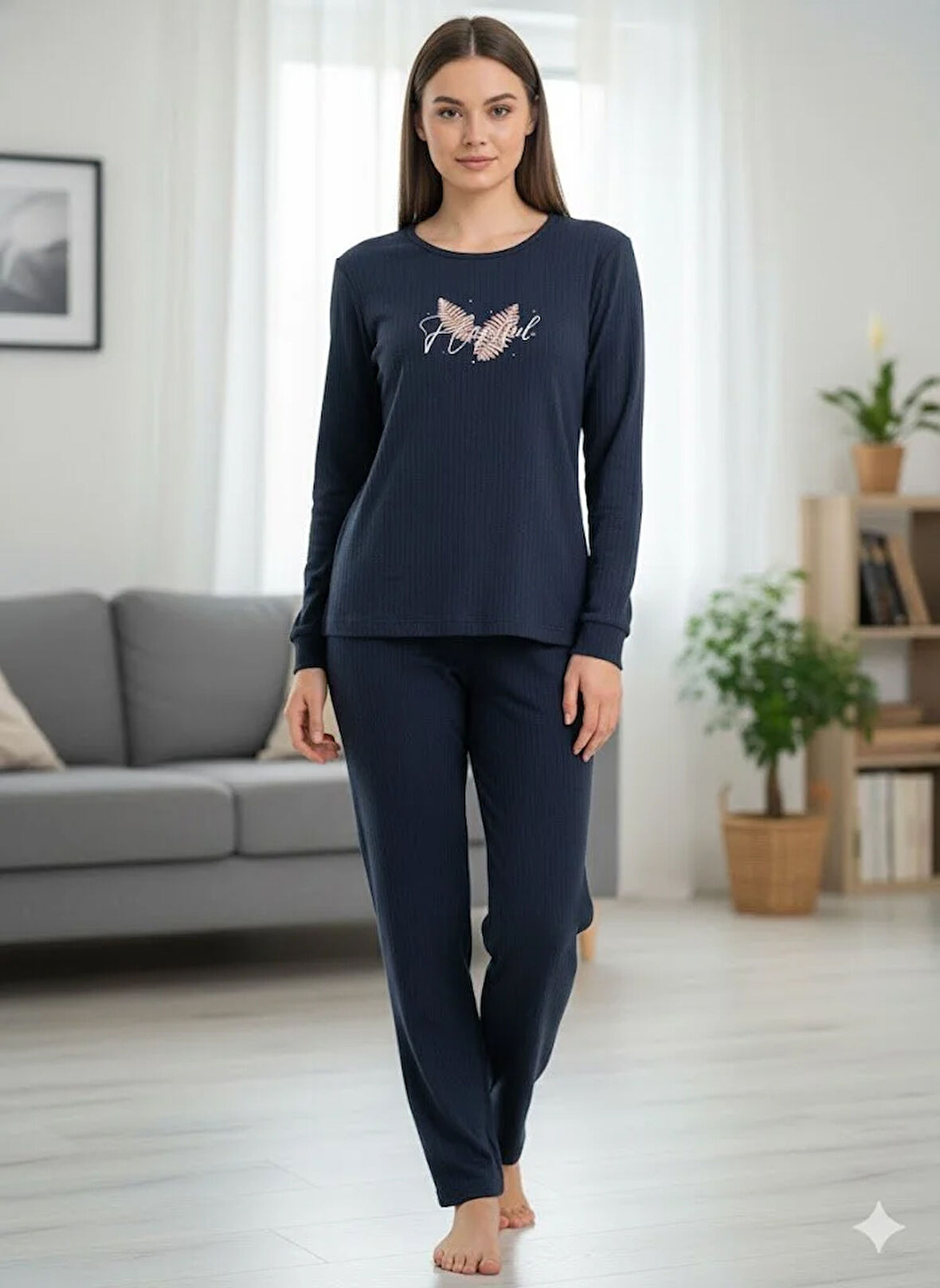 KADIN UZUN KOL PİJAMA TAKIM