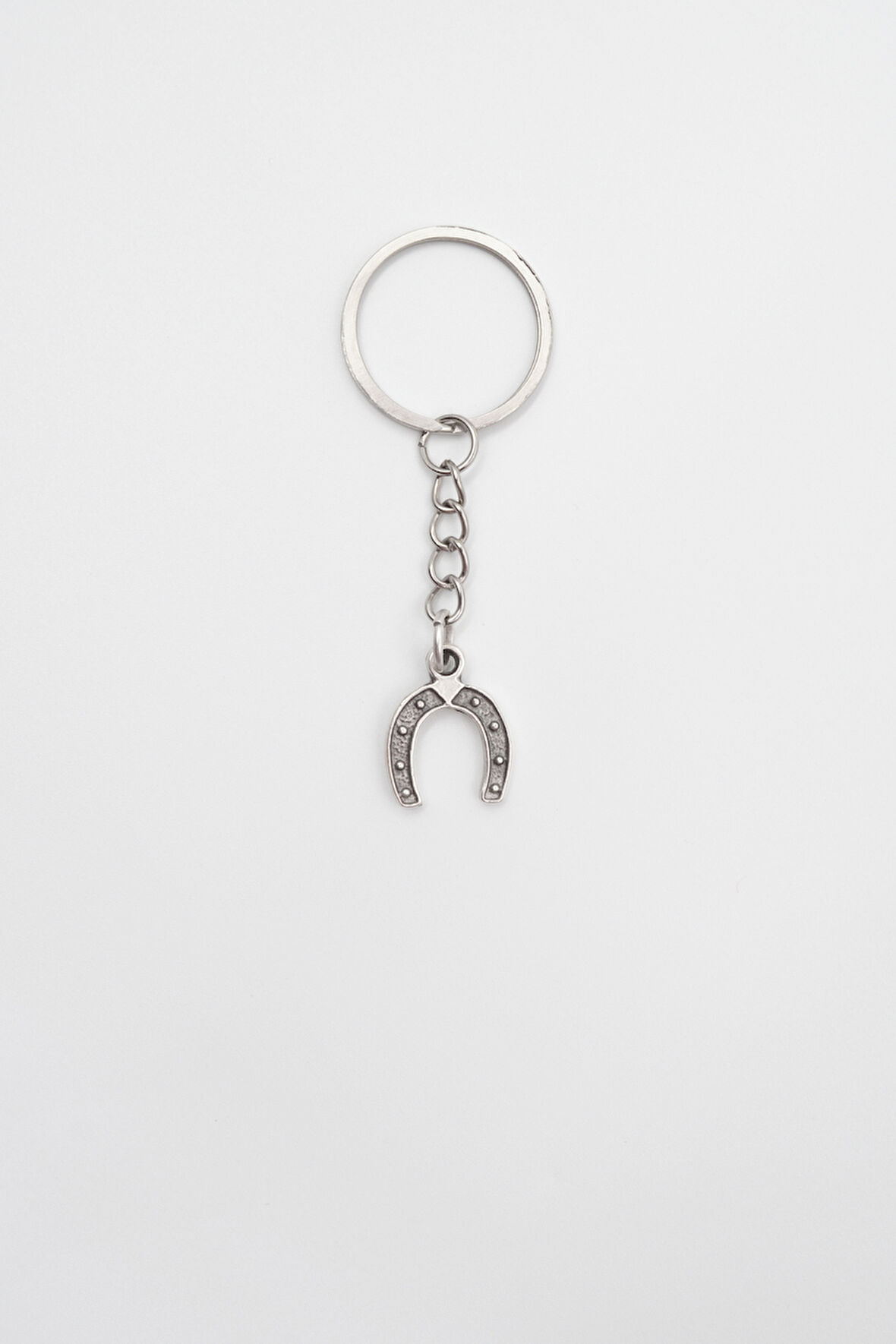 Şans Nalı Anahtarlık - Antik Gümüş Kaplama - Kadın Erkek