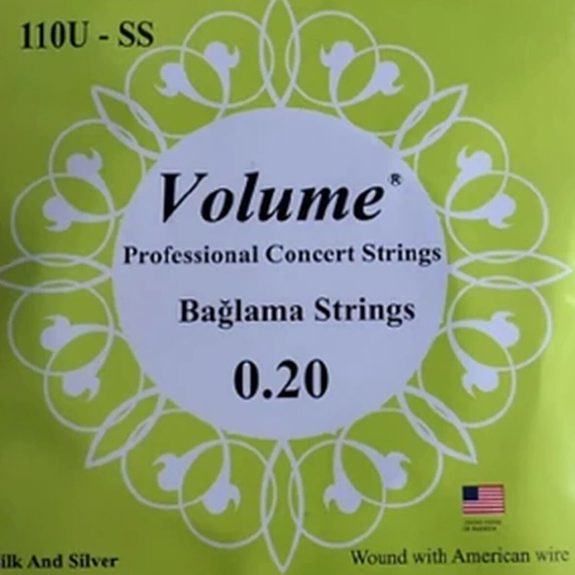 VOLUME 110U-SS  PROFESYONEL UZUN SAP BAĞLAMA TELİ 0.20