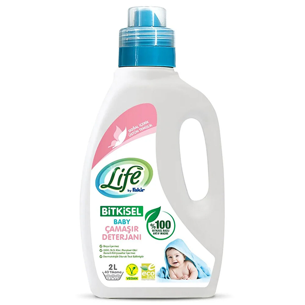 Life by Fakir Baby Bitkisel Çamaşır Deterjanı 2000ml 1 Adet