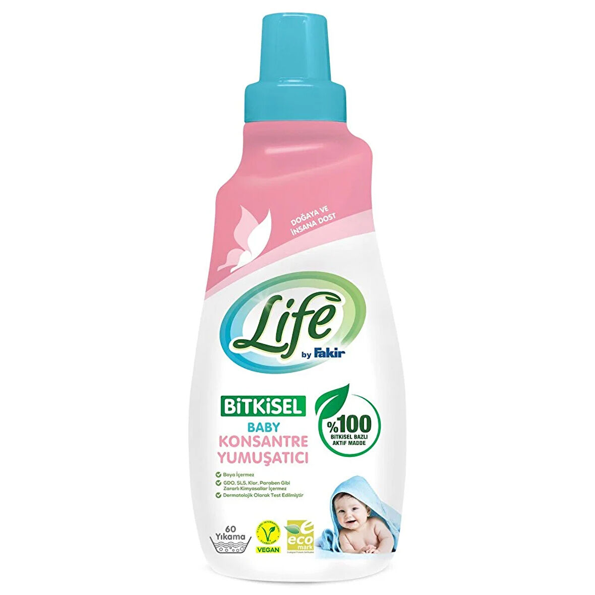Life by Fakir Baby %100 Bitkisel Konsantre Yumuşatıcı 1500 ml (60 yıkama) 1 Adet