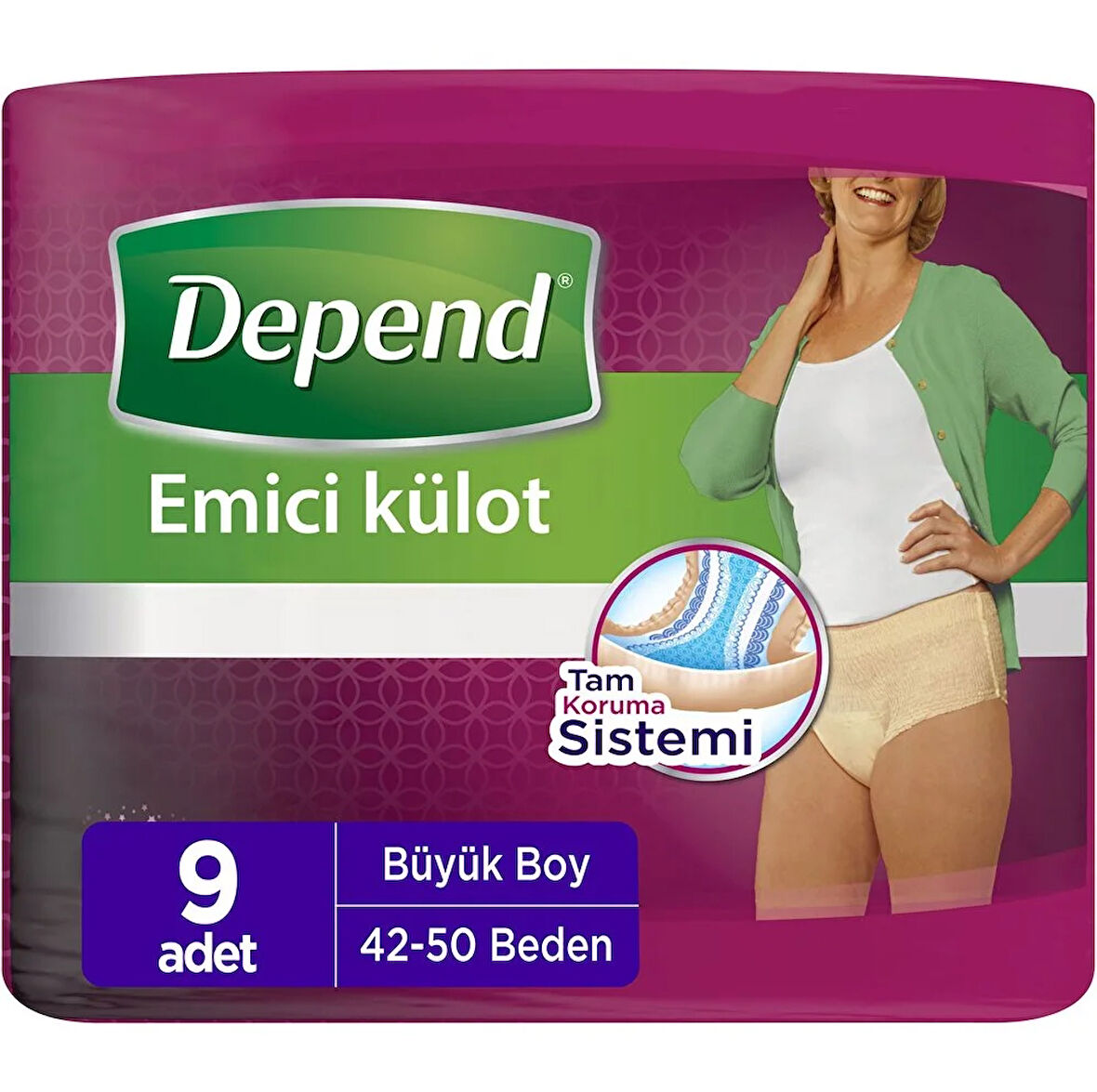 Emici Lohusa Külodu Kadın Büyük Boy 9 Adet 1 Adet