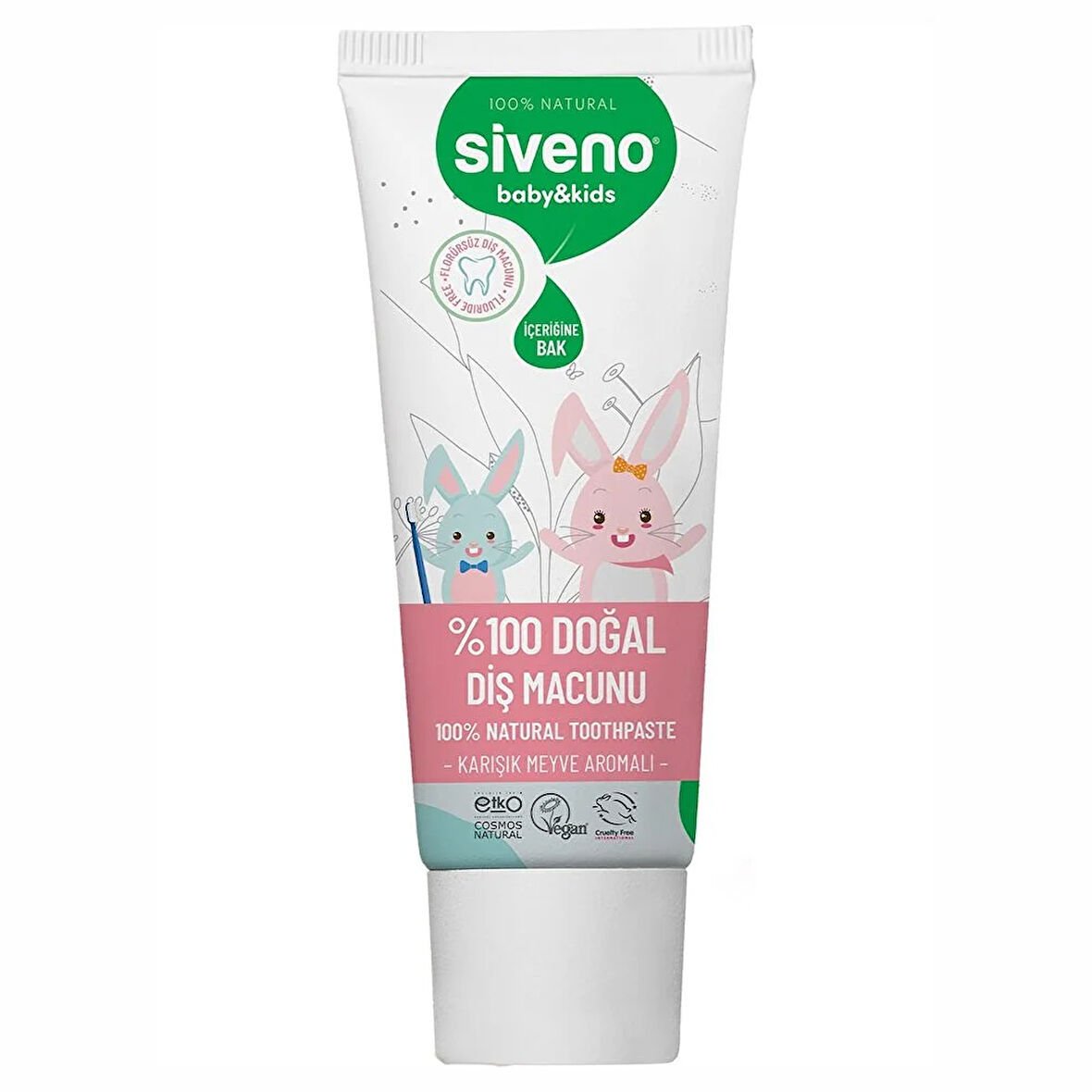 %100 Doğal Diş Macunu Baby&Kids 50ml 1 Adet