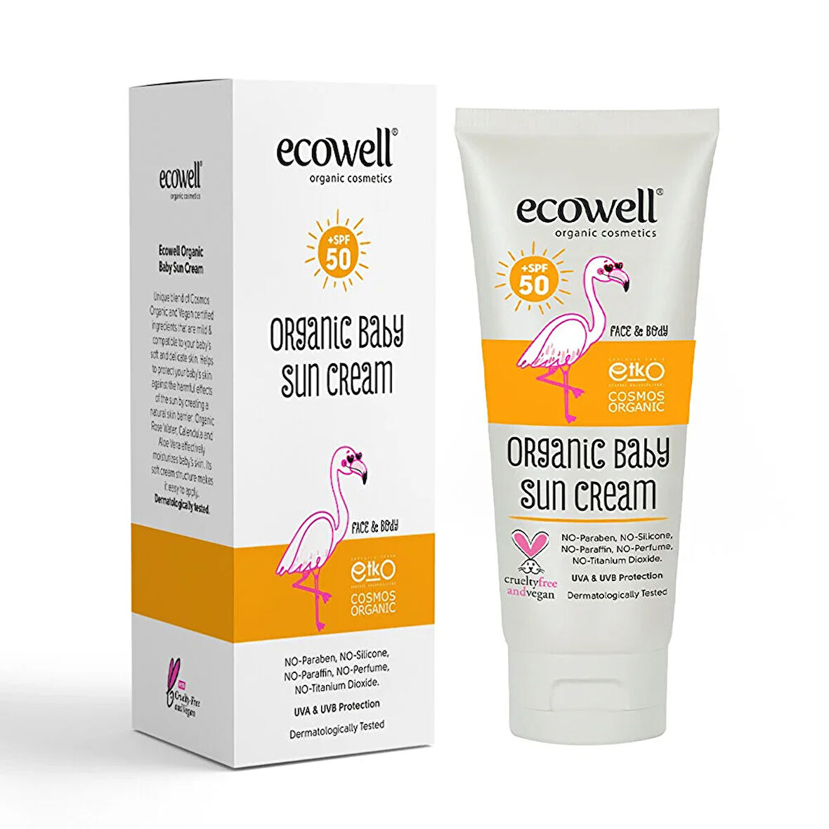 Organik Bebek Güneş Kremi SPF 50+ 110 GR 1 Adet