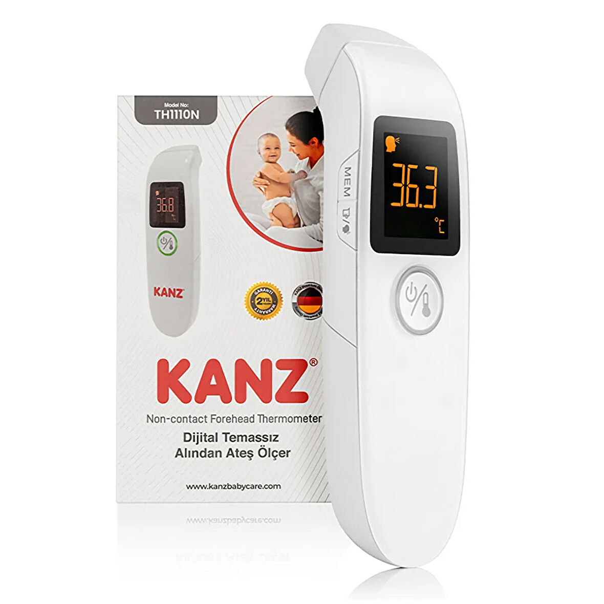 TH1110 Temassız Alından Ateş Ölçer 1 Adet