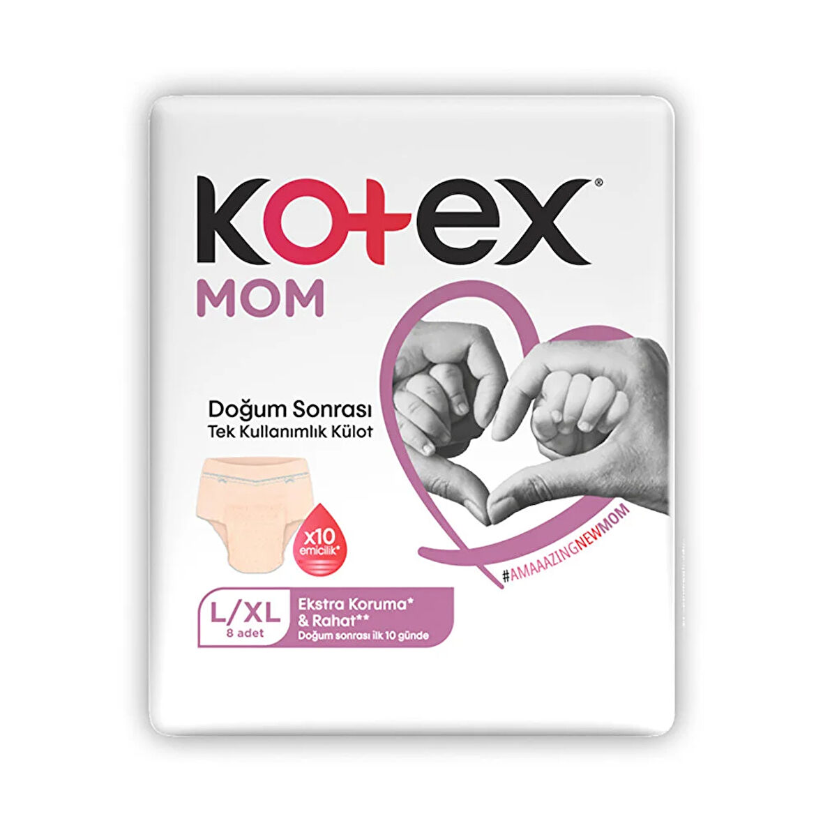 Mom Doğum Sonrası Emici Külot L/XL (8x6 ) 1 Adet