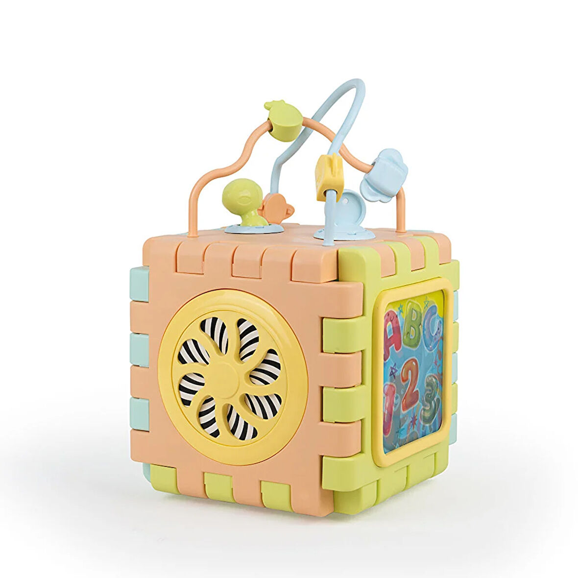 2 In 1 Eğitici Küp Ve Puzzle 1 Adet