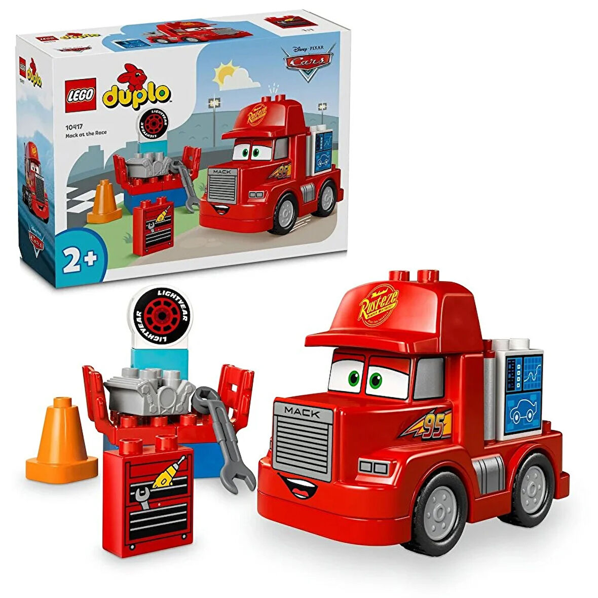 DUPLO Disney ve Pixar Arabalar Mack Yarışta 10417 1 Adet