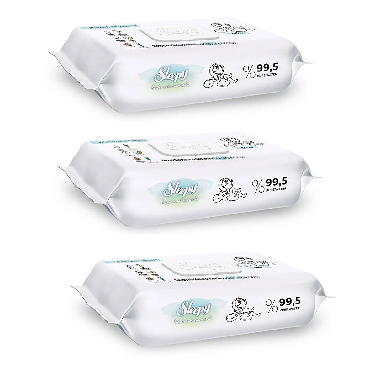 Yenidoğan Bio Natural 3X40 Islak Mendil (2 ADET)