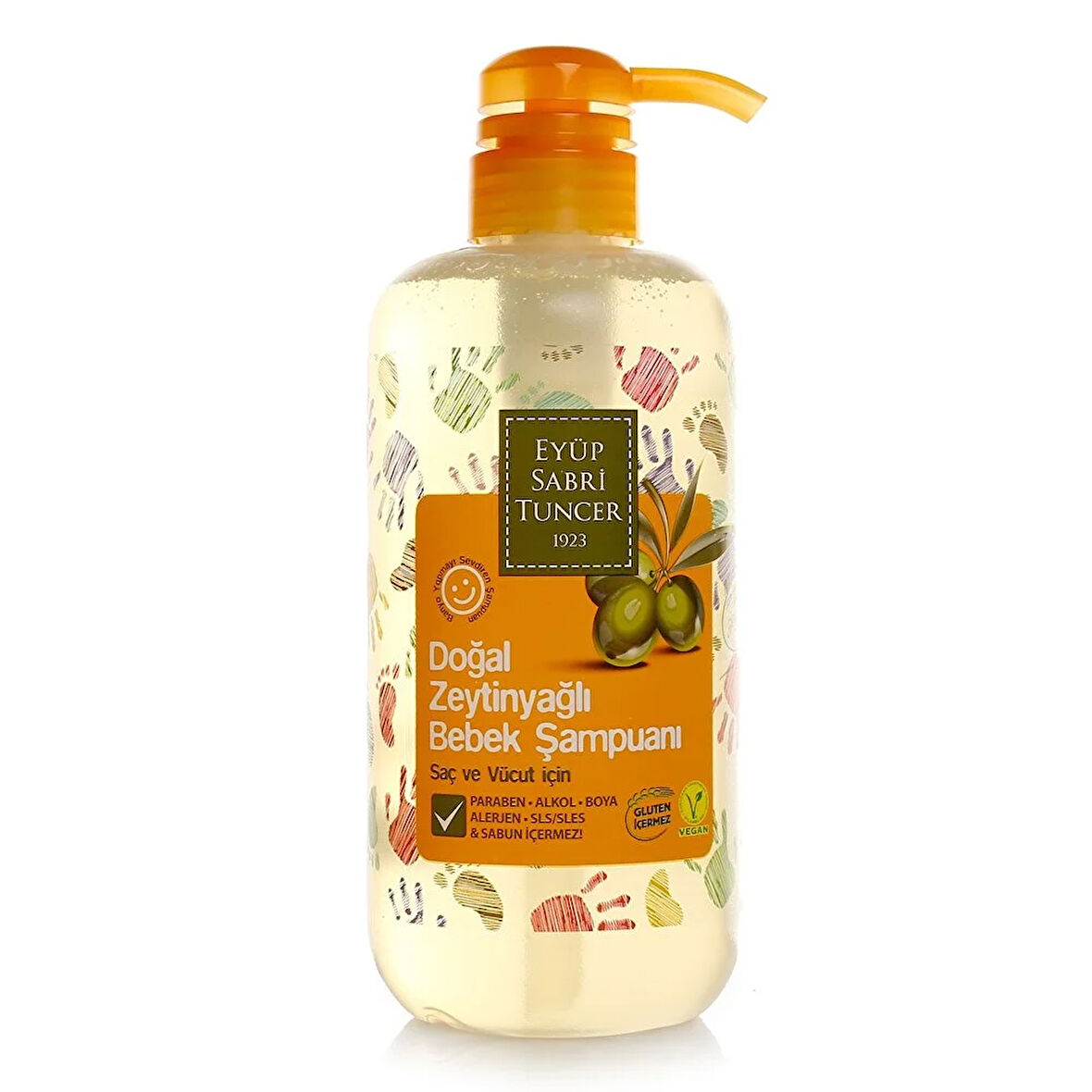 Doğal Zeytinyağlı Bebek Şampuanı 600 ml (3 ADET)