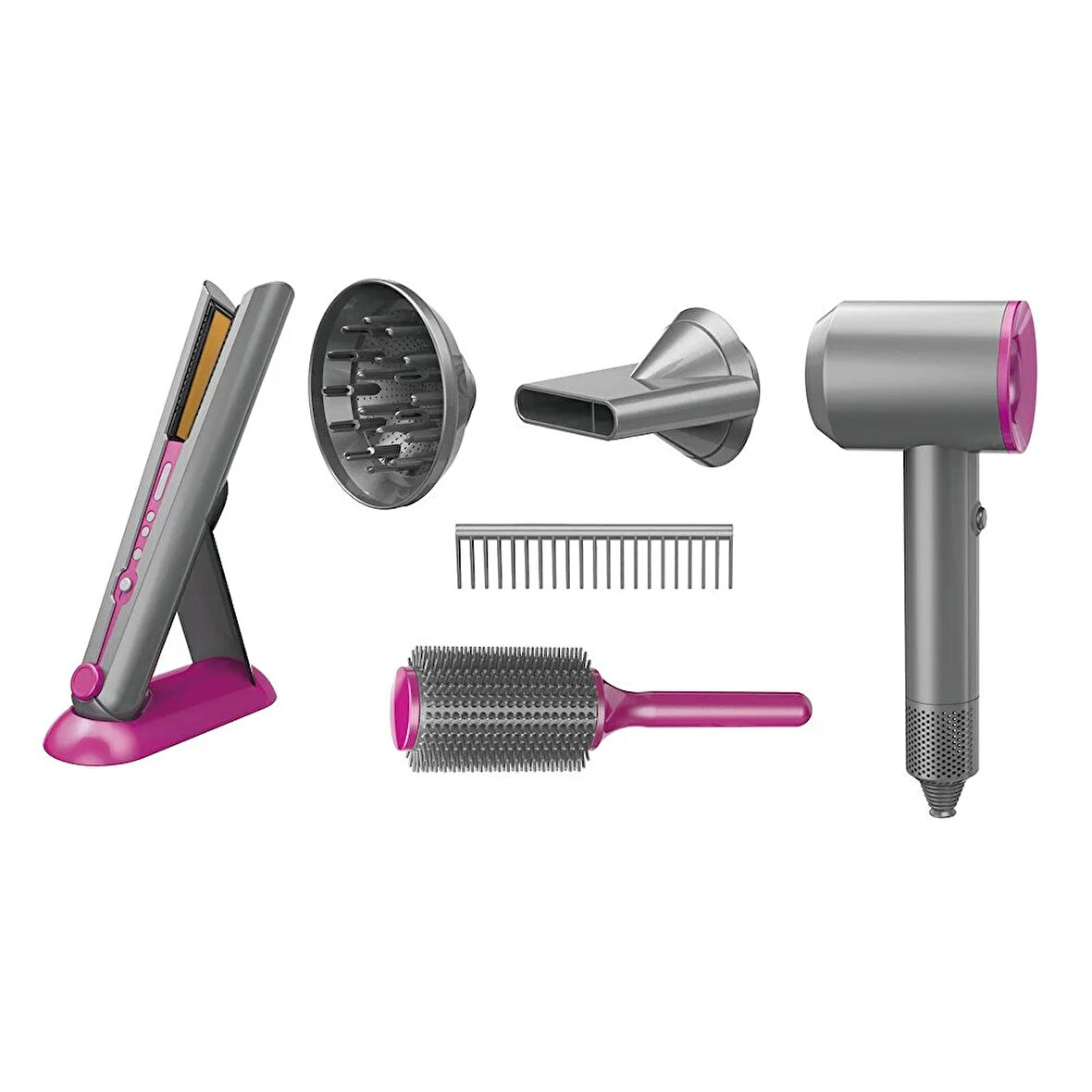 Sesli ve Işıklı 2in1 Lüks Saç Bakım Seti (4 ADET)