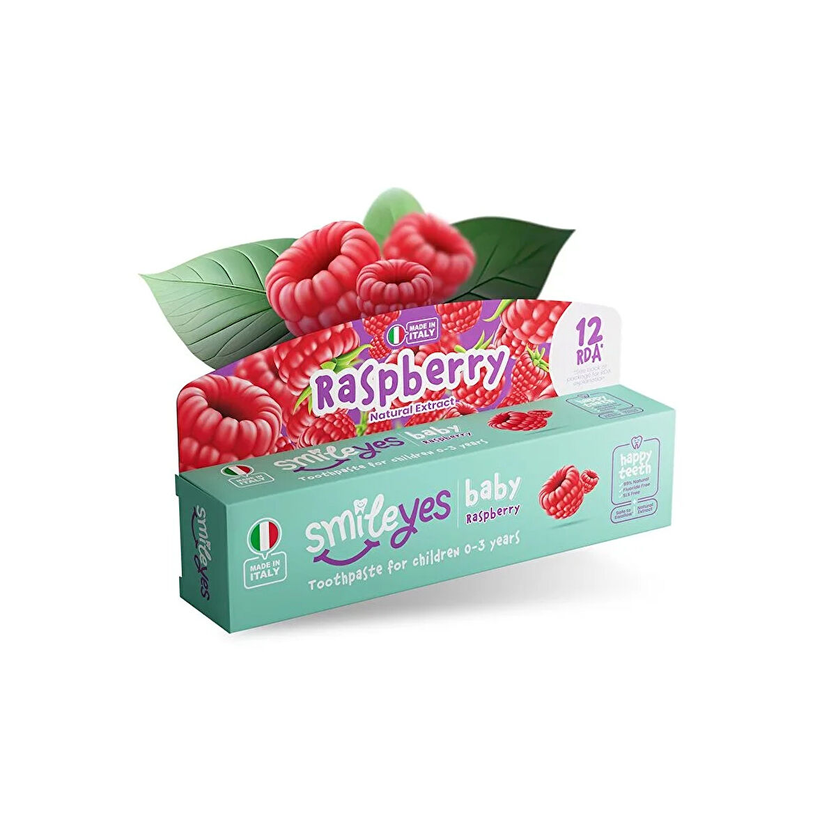 Ahududu Aromalı 0-3 Yaş Bebek Diş Macunu 30ml (5 ADET)