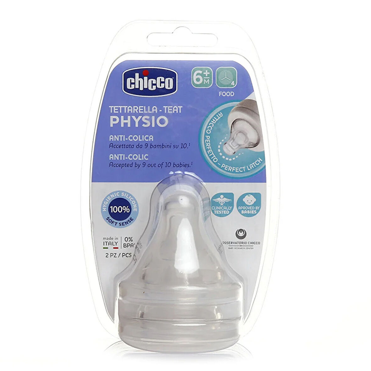 Yeni Wellbeing Biberon Emziği 6 ay+ Mama Akışlı 2'Li