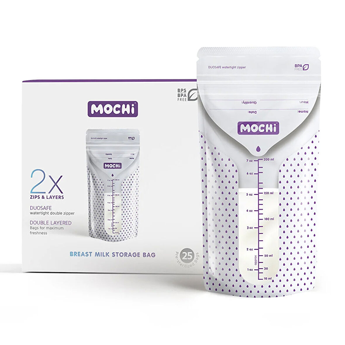 Süt Saklama Poşeti 25'li