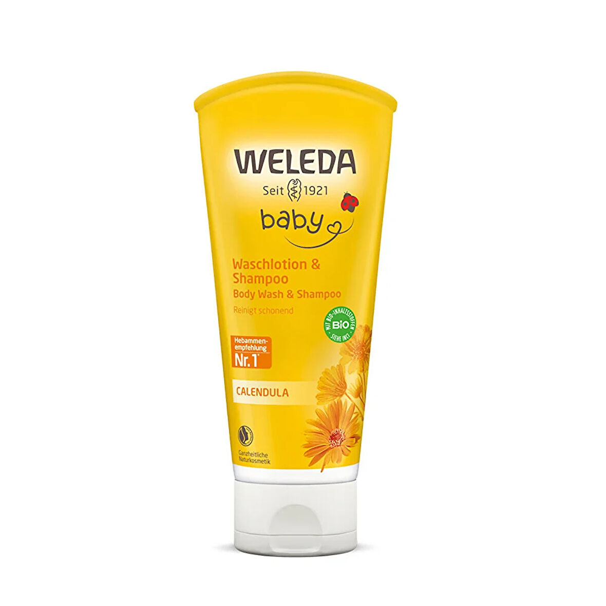 Calendula Organik Saç ve Vücut Şampuanı 200ml