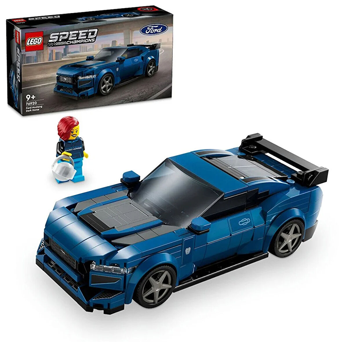 Speed Champions Ford Mustang Dark Horse Spor Araba 76920 - 9 Yaş ve Üzeri Çocuklar için Kole