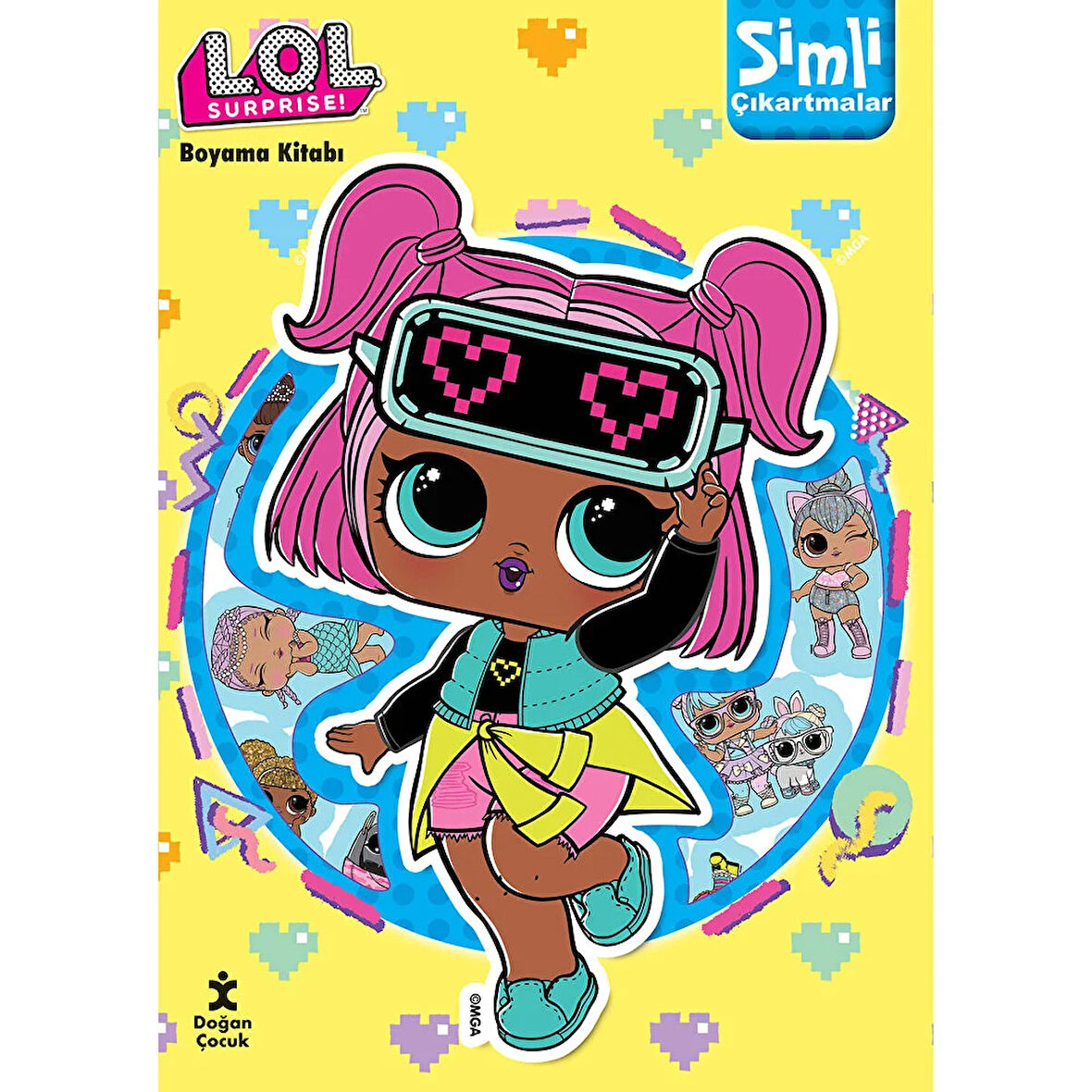 LOL SURPRISE SİMLİ ÇIKARTMALI BOYAMA KİT