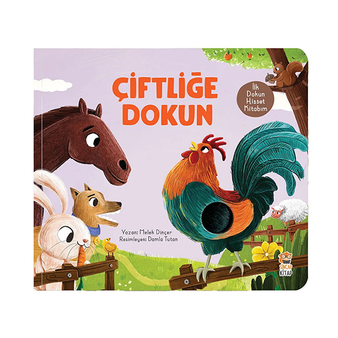 İlk Dokun Hisset Kitabım: Çiftliğe Dokun - Melek Dinçer