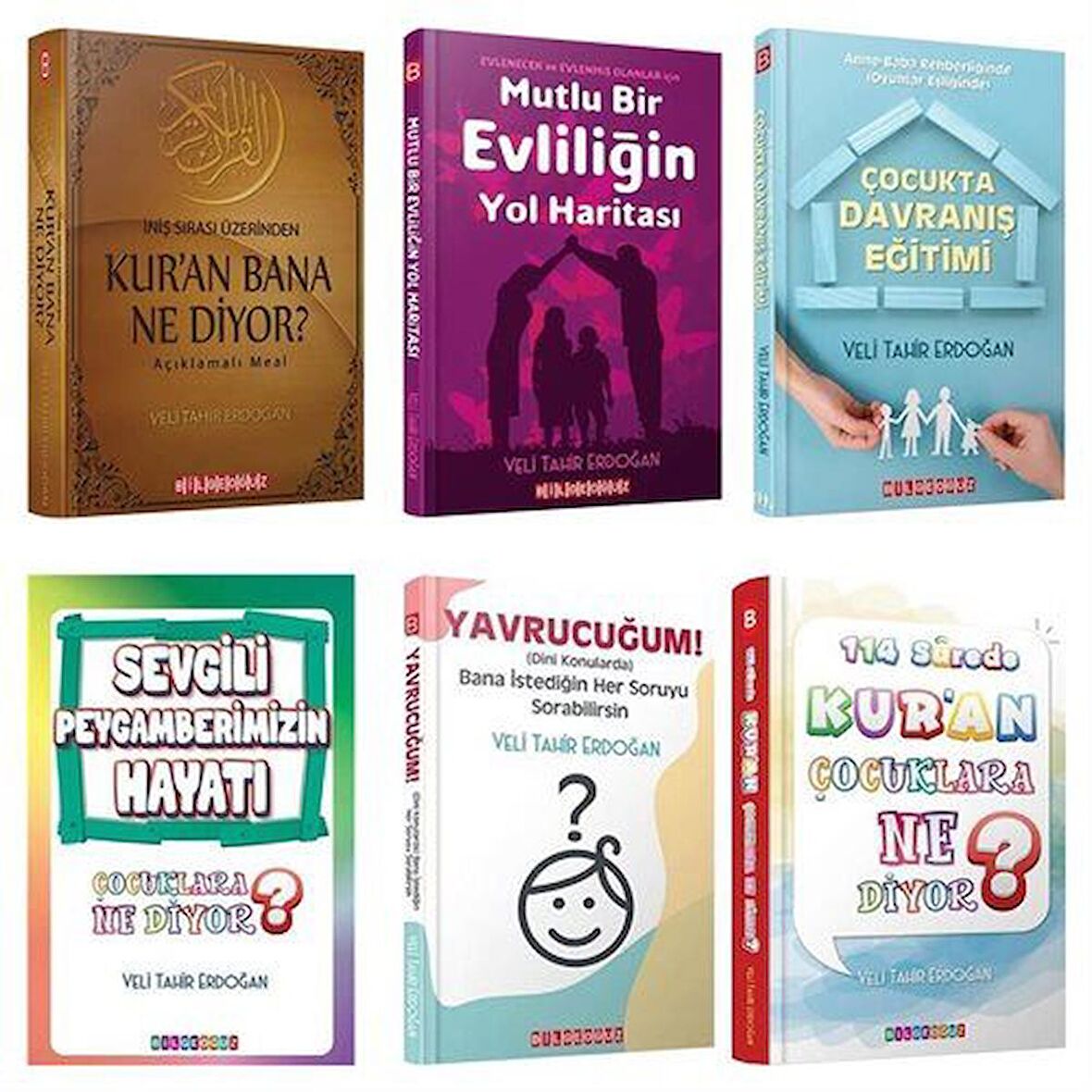 Kur'an Bana Ne Diyor? (Aileler İçin) (6 Kitap Set) / Veli Tahir Erdoğan