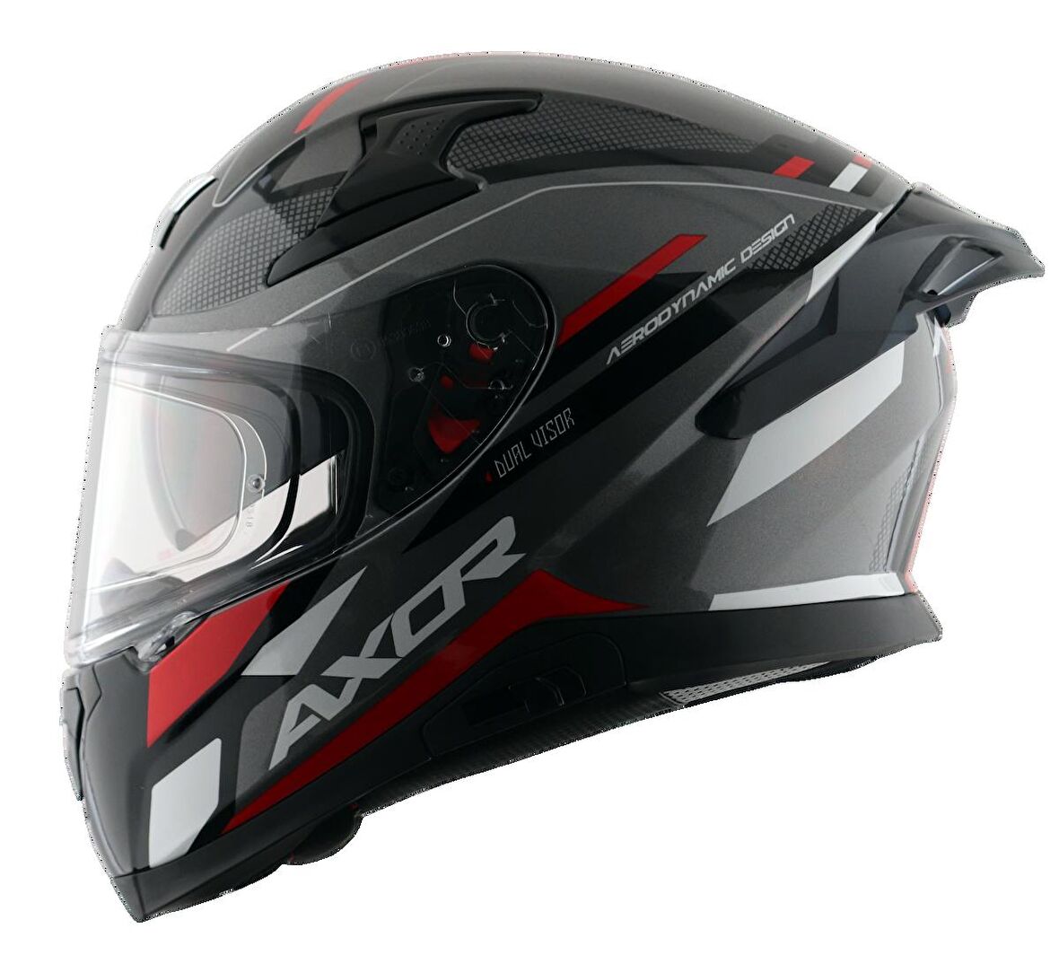 Axor Apex Turbine Kask Athena Grey Red Gloss