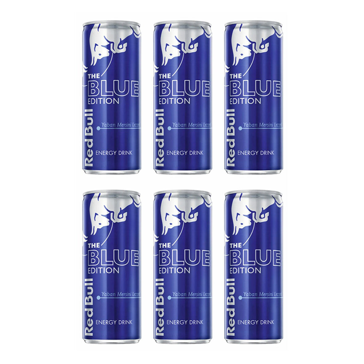 Red Bull Blue Edition Yaban Mersini Enerji İçeceği 250 ml x 6 Adet