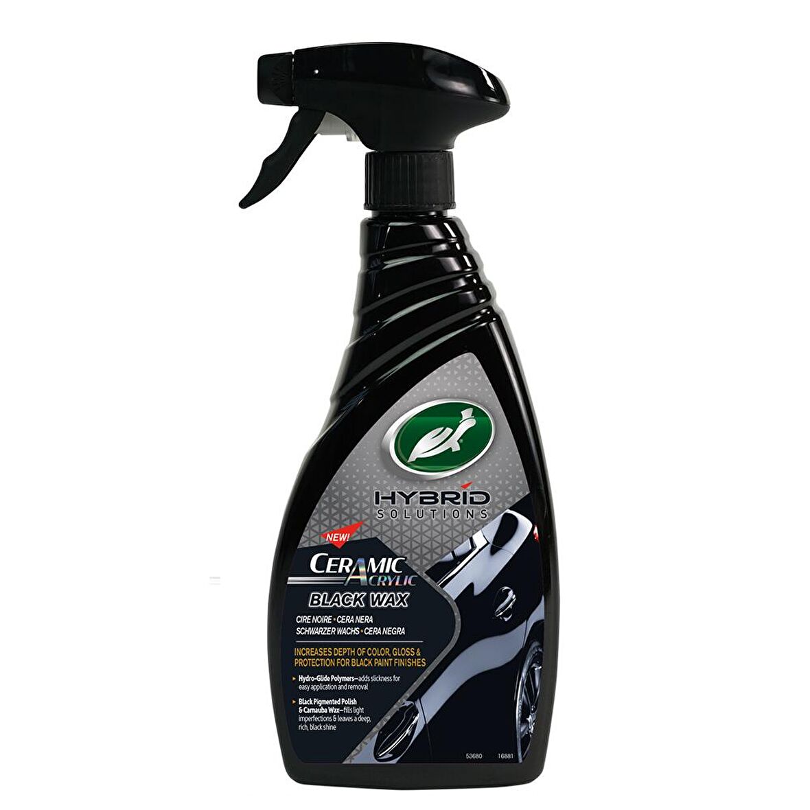 Turtle Wax Seramik Akrilik Siyah Sprey Cila Siyah 500 Ml