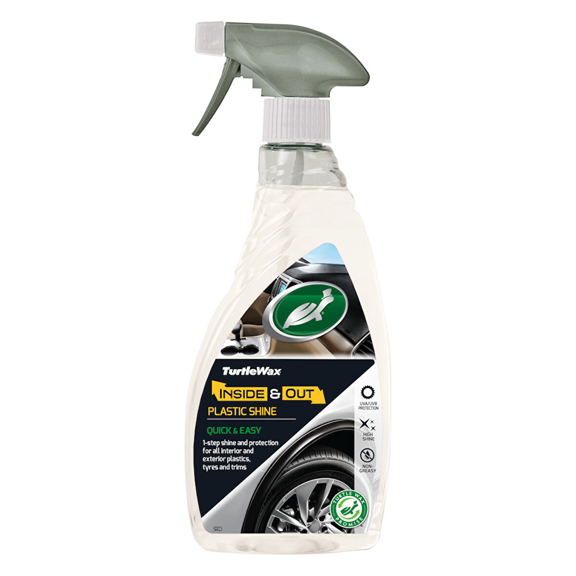 Turtle Wax New İç ve Dış plastik Aksam Parlatıcı 500 Ml