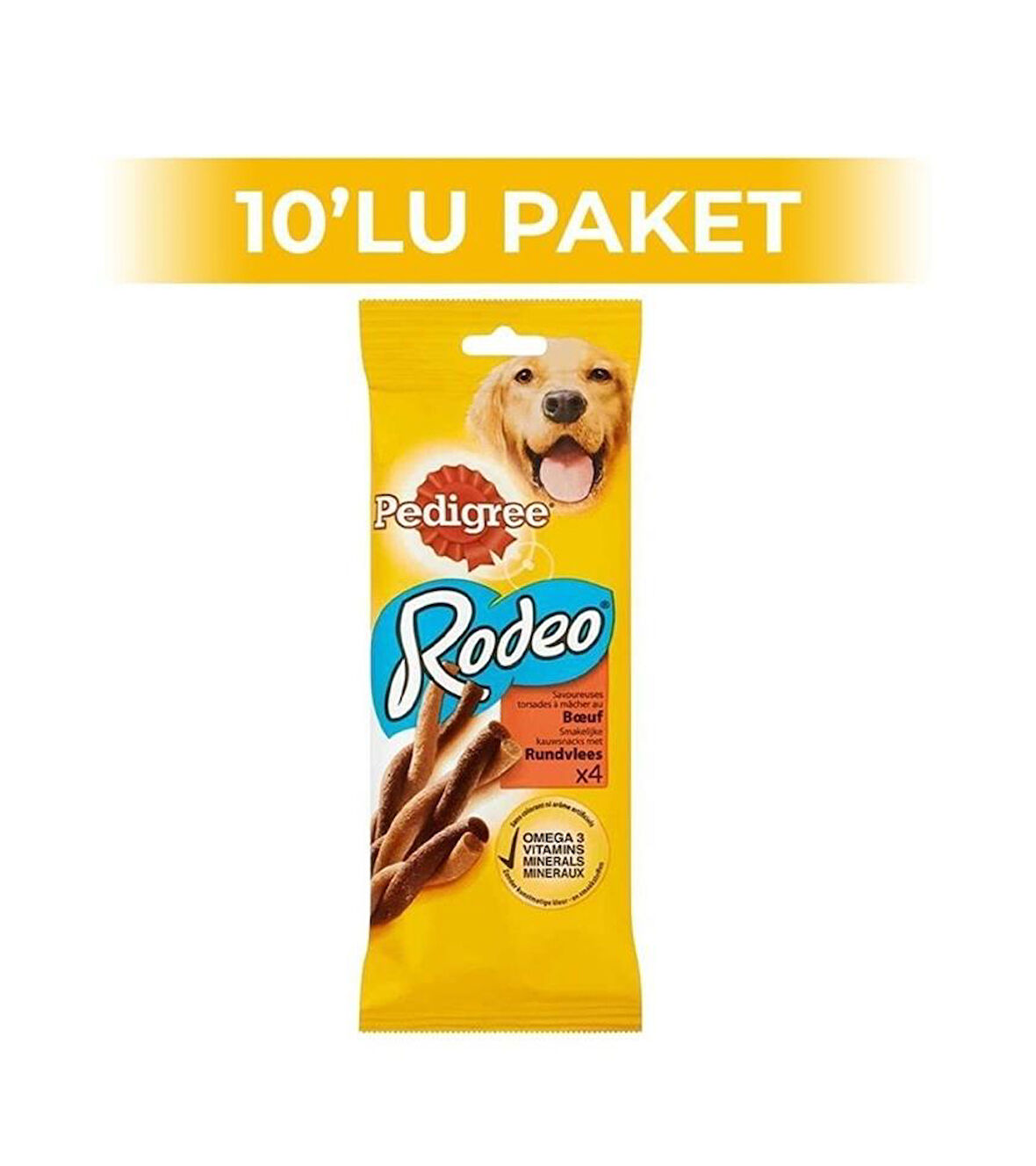 Pedigree Rodeo Biftekli Köpek Ödül Maması 70 Gr 10 Adet