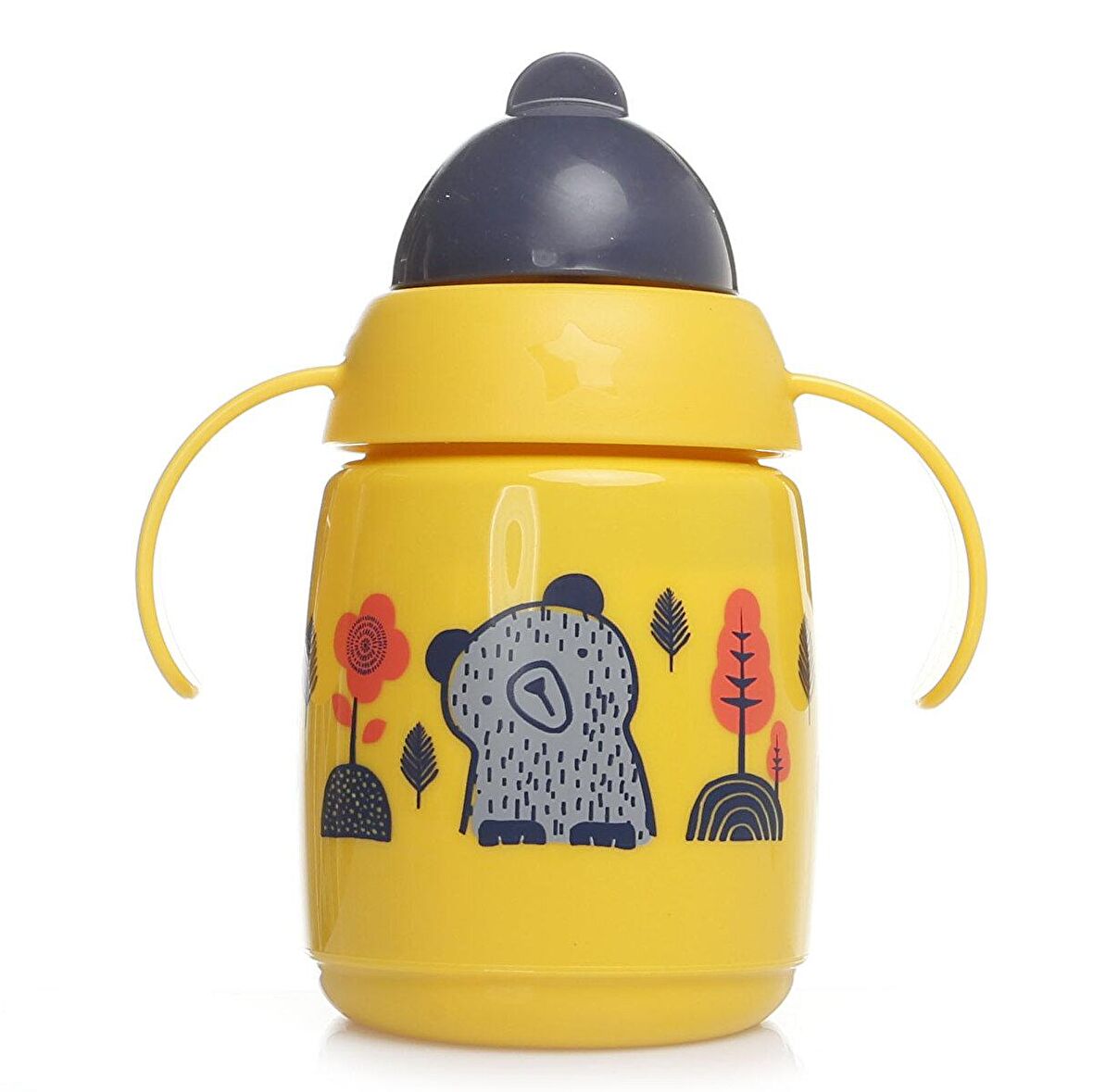 Tommee Tippee 300 ml Pipetli Alıştırma Bardağı Kulplu Asortili