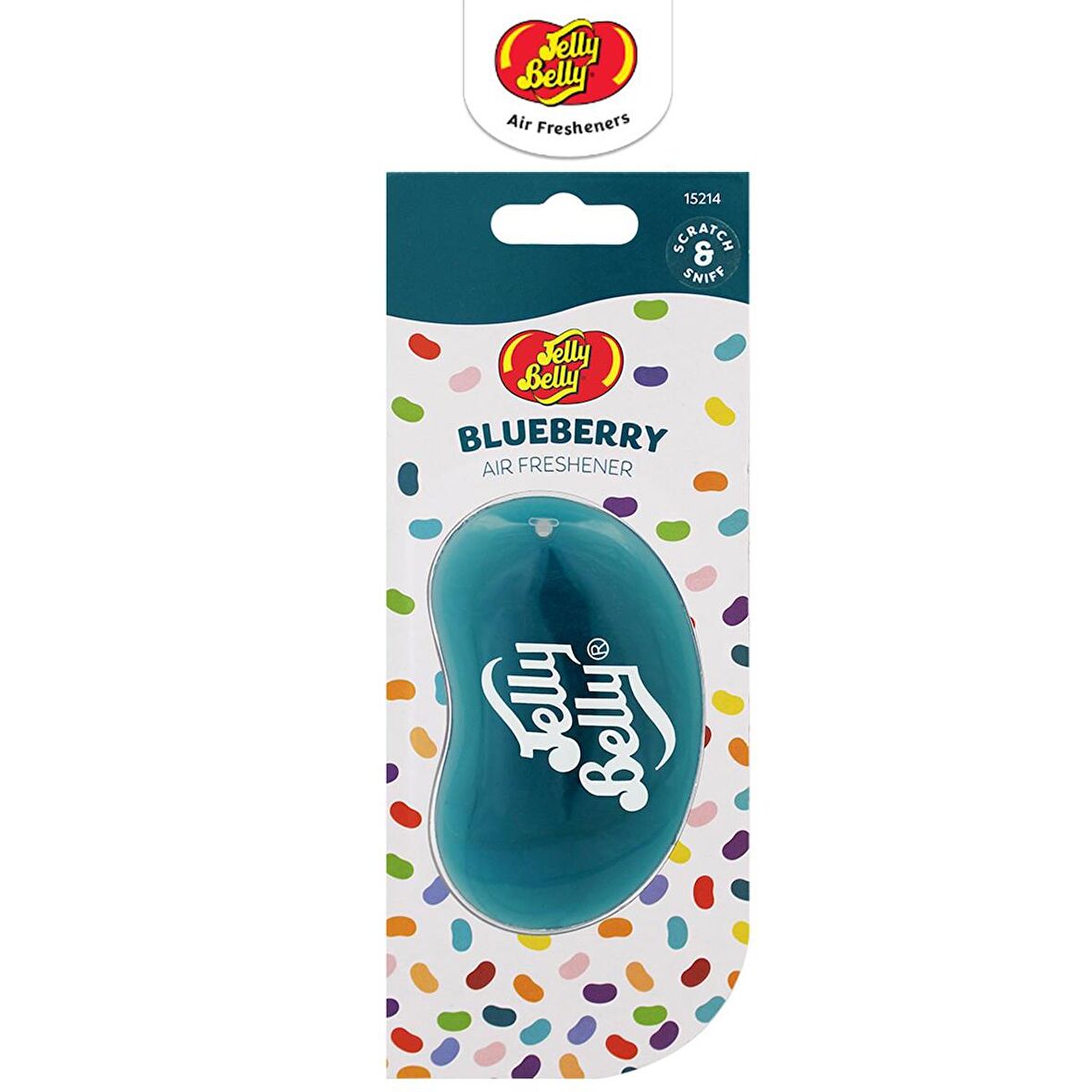 Jelly Belly 3D Hanging  Asma Koku Blueberry 18gr. Fesleğen, Y.Mersini, Vanilya Aromalı